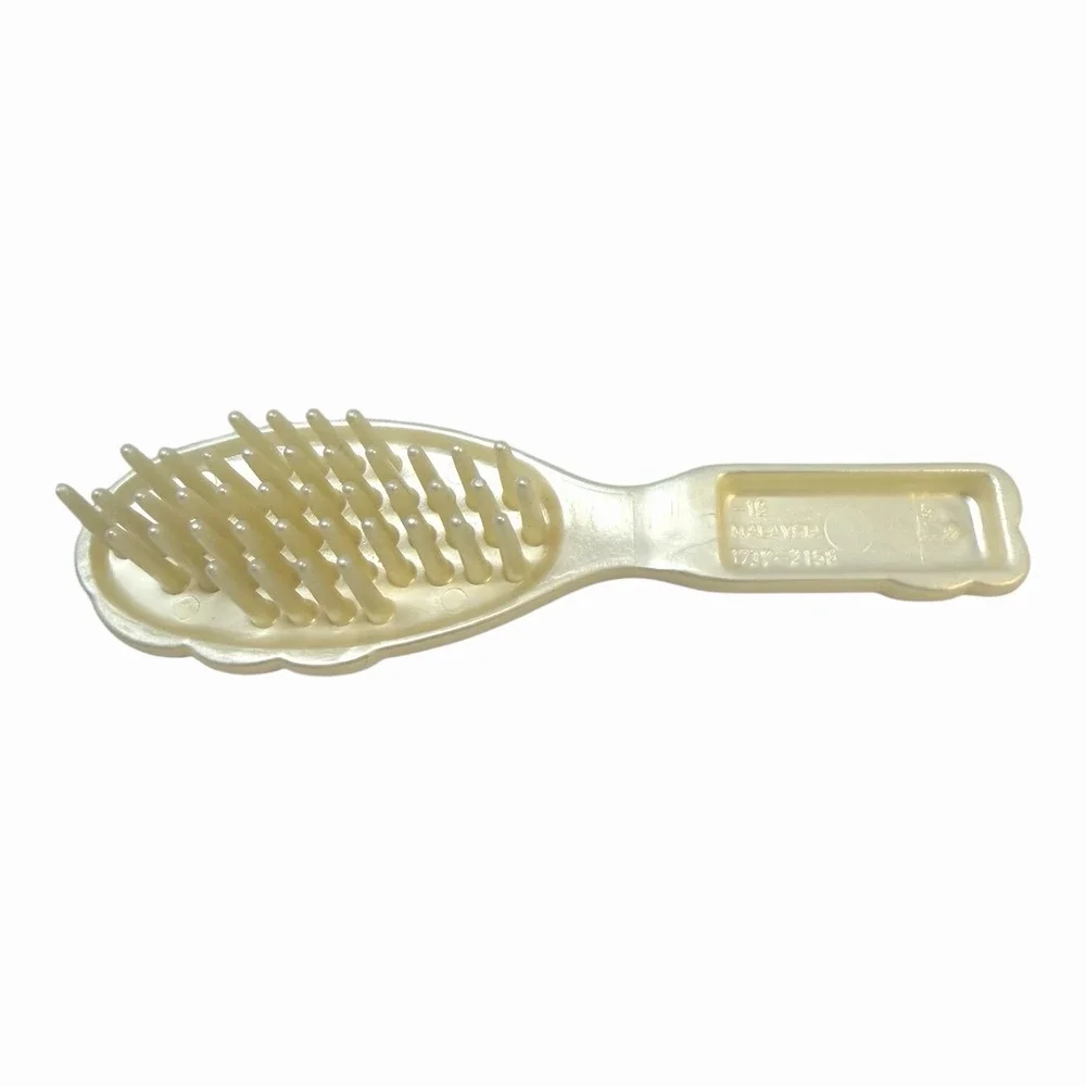 Barbie‎ Hair Brush Lot of (3) - White, Blue, Purple 1990s